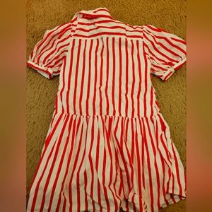 Polo pink and white toddler dress